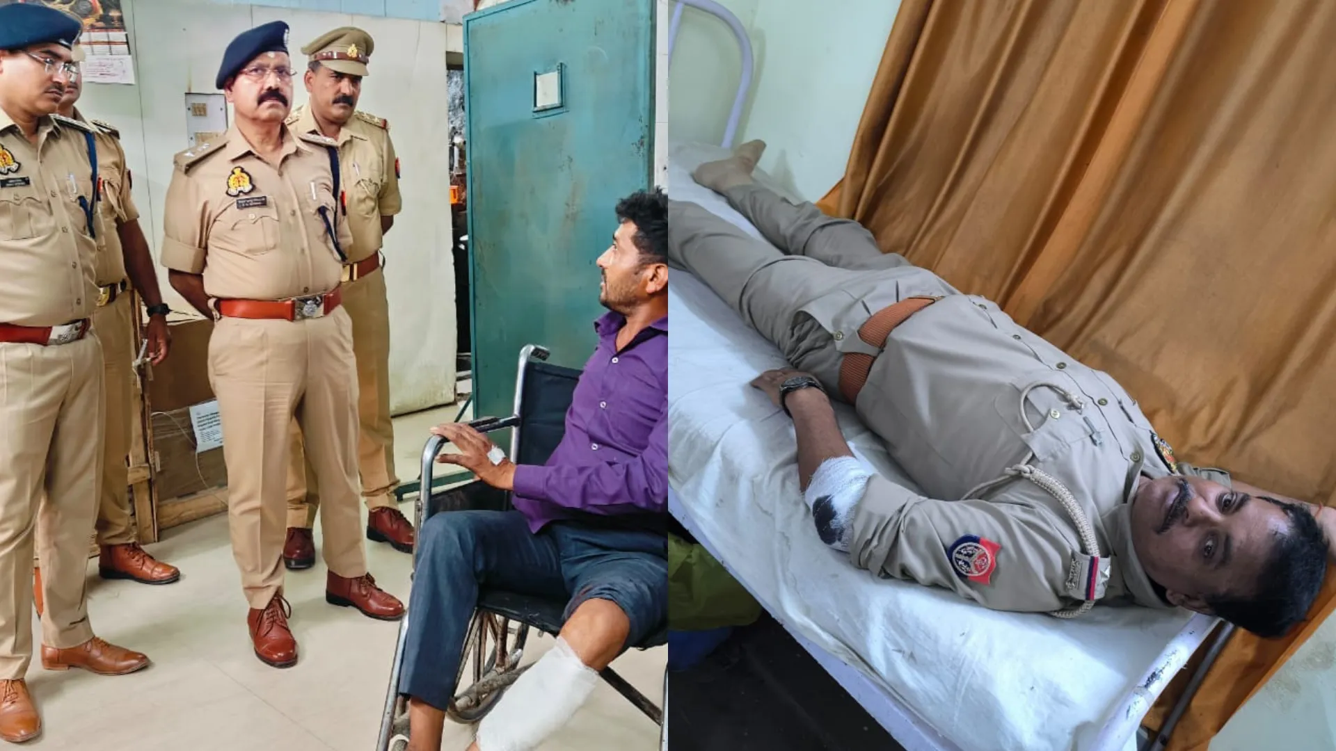 हरदोई: नशा तस्करों की पुलिस से मुठभेड़, मुठभेड़ में SI और कांस्टेबिल‌ ज़ख्मी